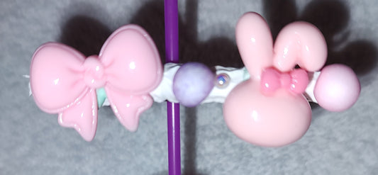 Beaded pens // DIY hair clippies