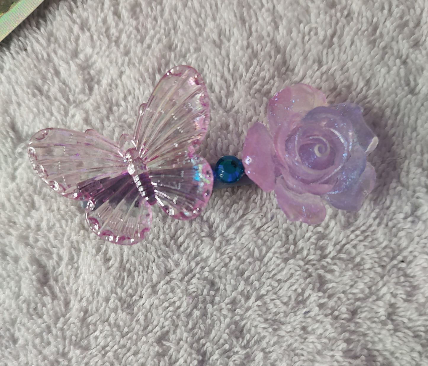 Beaded pens // DIY hair clippies