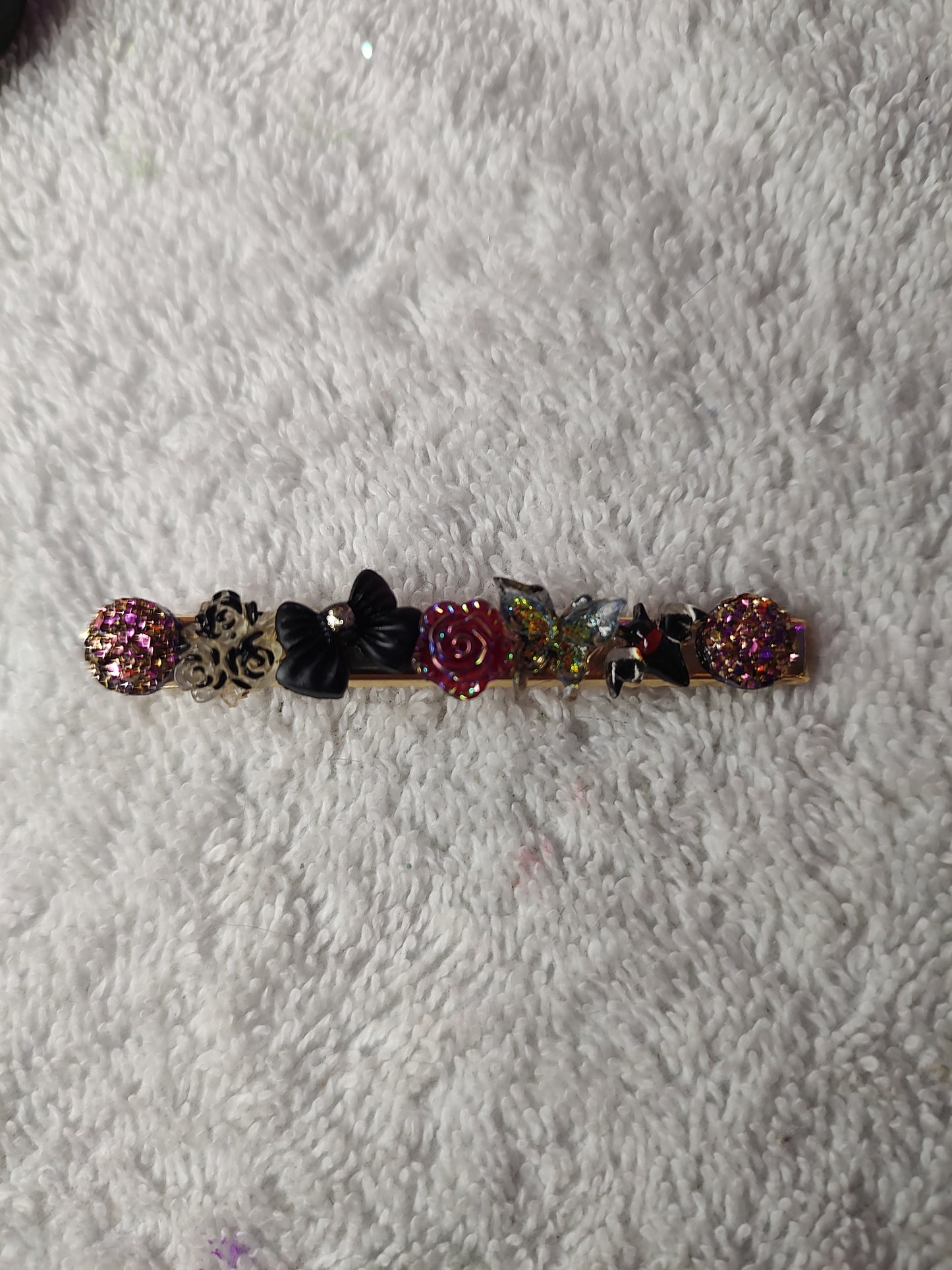 Beaded pens // DIY hair clippies