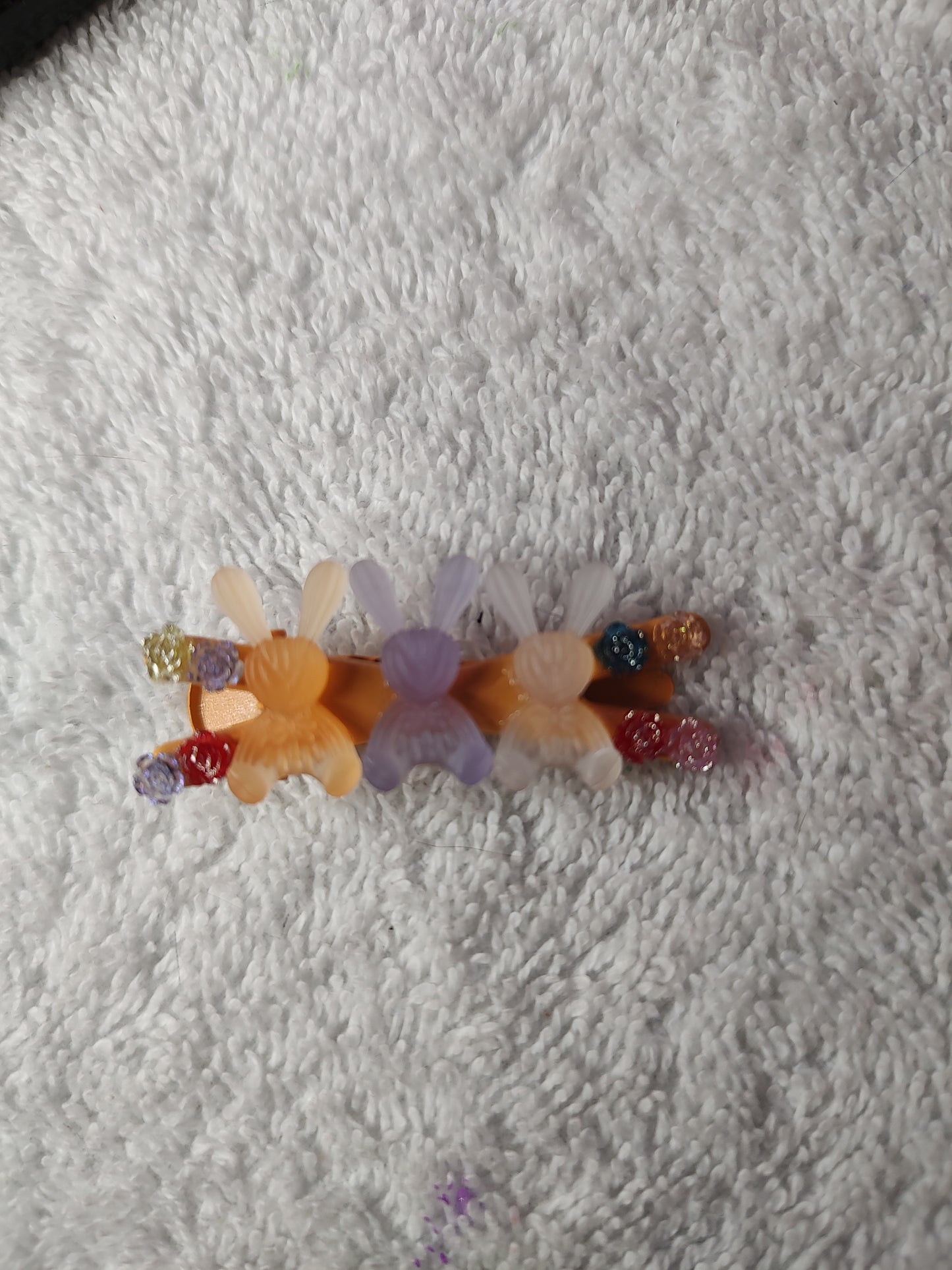 Beaded pens // DIY hair clippies