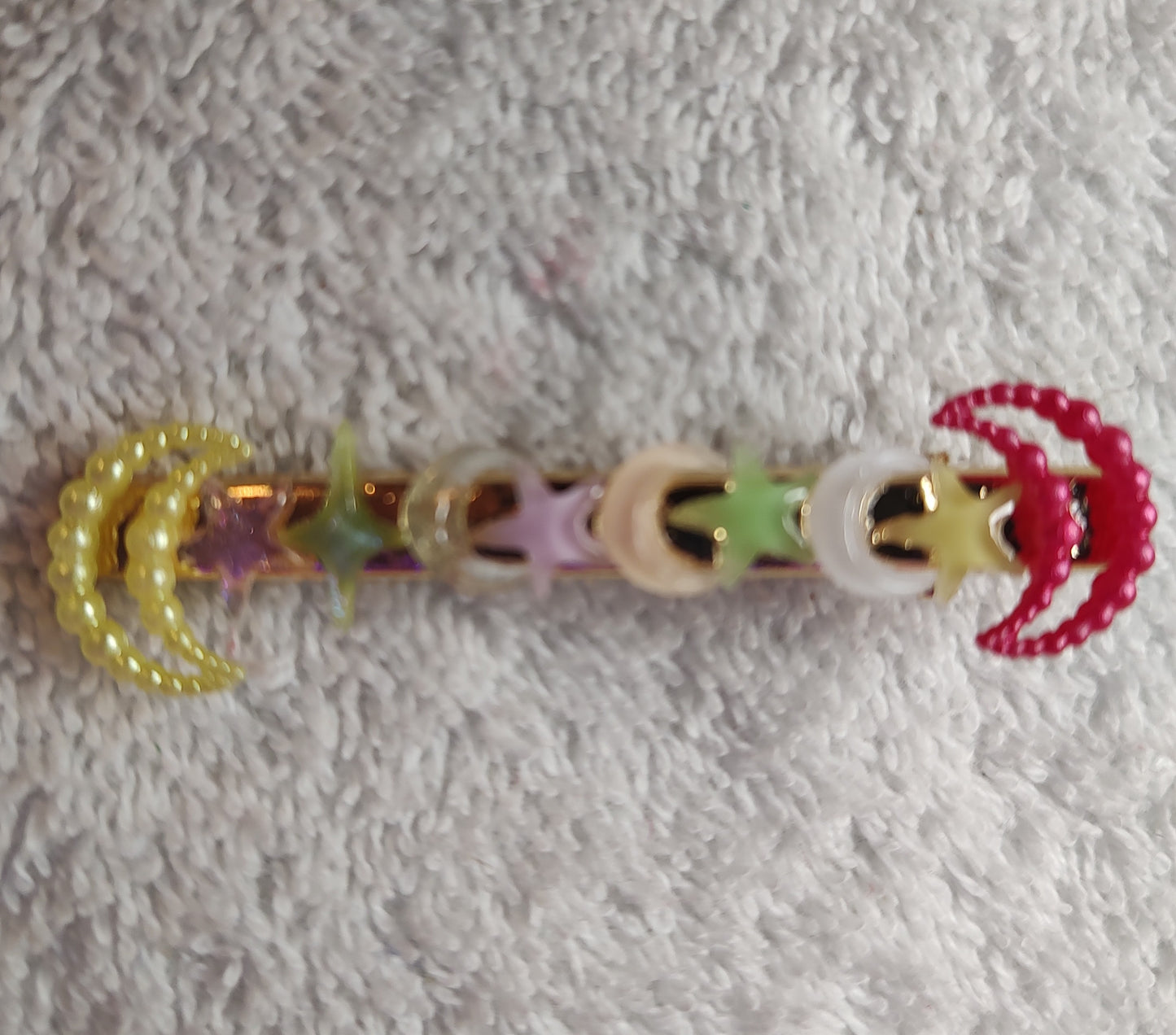 Beaded pens // DIY hair clippies