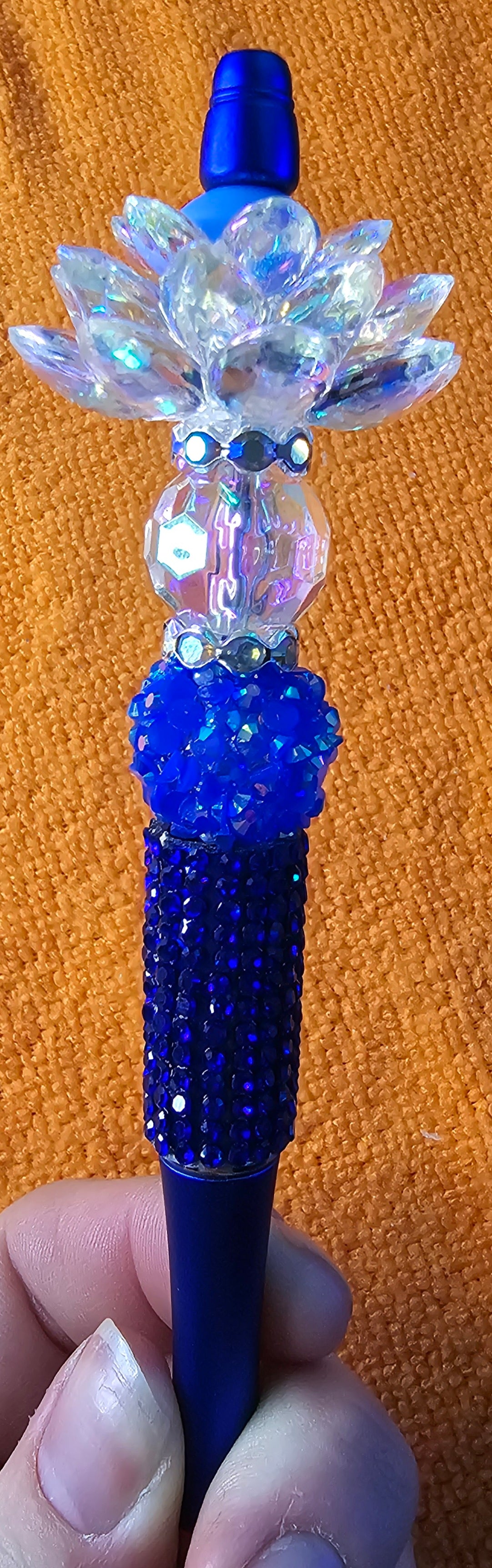 Beaded pens // DIY hair clippies