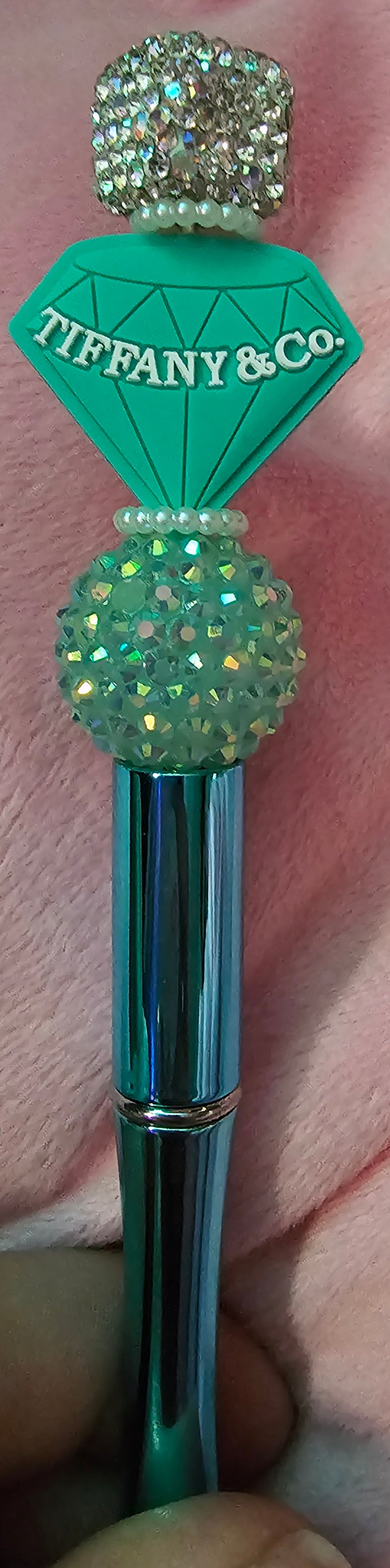 Beaded pens // DIY hair clippies